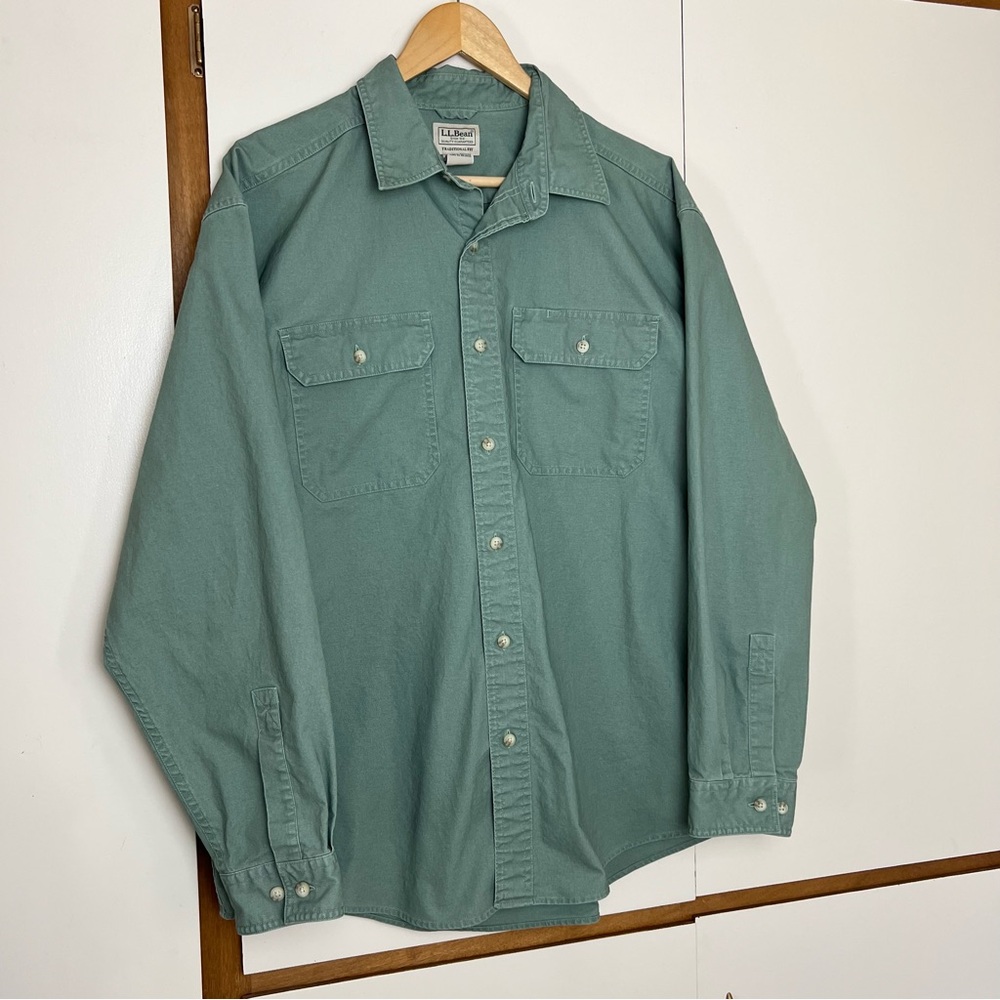 Vintage L.L. Bean Cotton Button Down size L/XL EUC